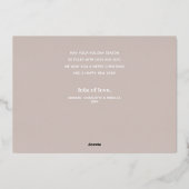 Carte de voeux photo Joyeuses Fêtes (Verso)