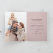 Carte de voeux photo Joyeux Jour des Mères Script (Intérieur)