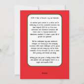 Carte de voeux photo Joyeux Noël (Dos)