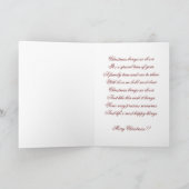 Carte de voeux photo Joyeux Noël (Intérieur)