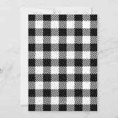 Carte de vœux photo Joyeux Script Noir Blanc (Dos)