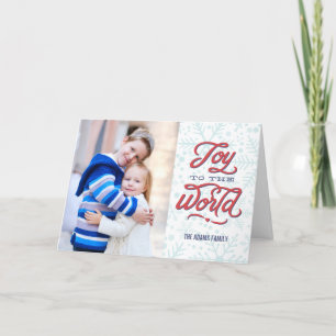 Carte de voeux photo Joyful Flakes