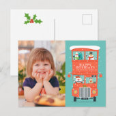 CARTE DE VOEUX PHOTO | Les fêtes de Noël à double (Devant / Derrière)