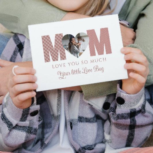 Carte de voeux Photo Maman