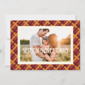 Carte de vœux photo milieu de siècle (Devant)