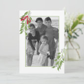 Carte de voeux photo Mistletoe (Debout devant)