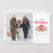 Carte de voeux photo moderne Joyeux Noël (Devant)