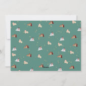 Carte de vœux photo motif de la Nativité (Dos)