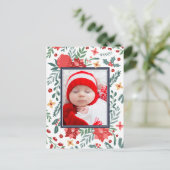 Carte de vœux photo Paix Amour Joie (Debout devant)