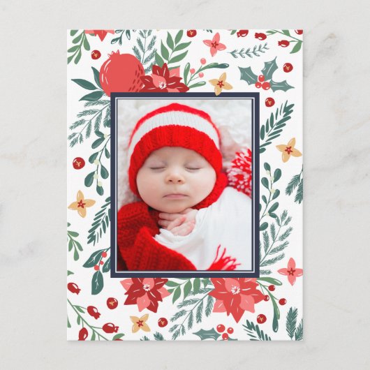 Carte de vœux photo Paix Amour Joie (Devant)