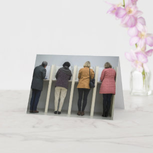 Carte de vœux photo personnalisée de vote