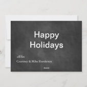 Carte de vœux photo pour boire du champagne (Dos)