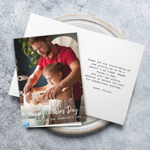 Carte de vœux photo pour la fête des pères
