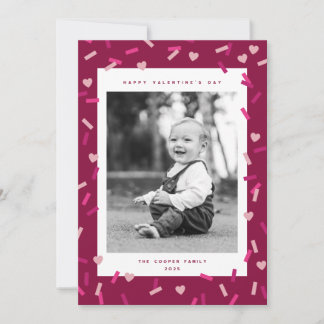 Carte de vœux photo pour la Saint-Valentin avec co