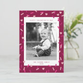 Carte de vœux photo pour la Saint-Valentin avec de (Debout devant)