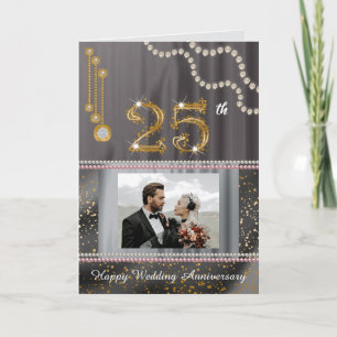 Carte de vœux photo pour le 25e anniversaire Soi