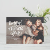 Carte de vœux photo pour le Nouvel An (Debout devant)