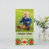 Carte de vœux photo pour le Rosh Hashanah moderne  (Debout devant)