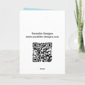 Carte de voeux photo pour les baies d'hiver (Dos)