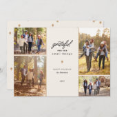 Carte de vœux photo pour les fêtes de fin d'année (Devant / Derrière)