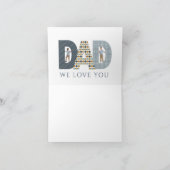 Carte de vœux photo pour papa avec amour (Intérieur)