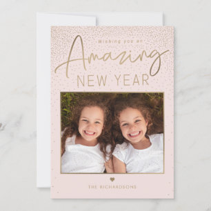Carte de vœux photo pour une année incroyable Mode