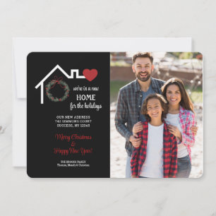 Carte de vœux photo pour une nouvelle maison pour 
