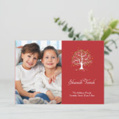 Carte de vœux photo Rosh Hashana Arbre de l'Espoir (Debout devant)