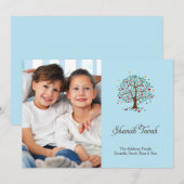Carte de vœux photo Rosh Hashanah Arbre de l'Espoi (Devant / Derrière)
