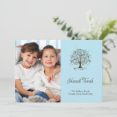 Carte de vœux photo Rosh Hashanah Arbre de l'Espoi (Debout devant)