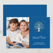 Carte de vœux photo Rosh Hashanah Arbre de l'Espoi (Devant / Derrière)