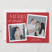Carte de vœux photo - rouge (Devant)