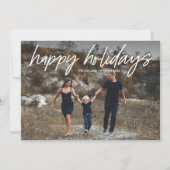 Carte de vœux photo simple lettre main 2 (Devant)