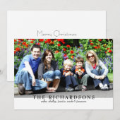 Carte de vœux photo Simply Us (Devant / Derrière)