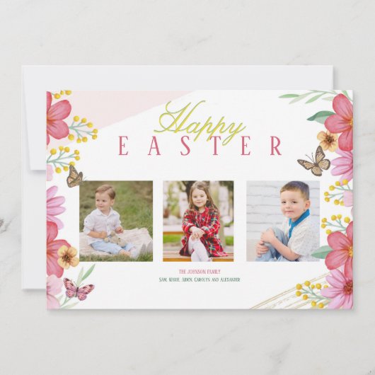 Carte de voeux photo Spring 3 (Devant)