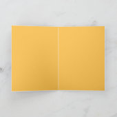 Carte de voeux Pi citrouille (Intérieur)