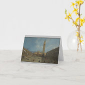 Carte de voeux Piazza San Marco (Fleur jaune)