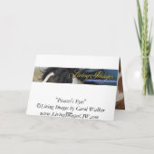 Carte de voeux Picasso's Eyes Wild Horse (Dos)