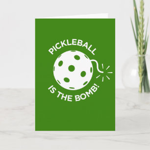Carte de voeux - PICKLEBALL EST LA BOMBE!