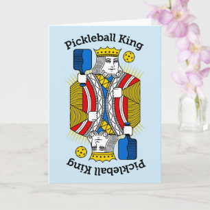 Carte de voeux Pickleball - Pickleball King