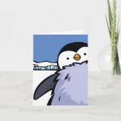 Carte de voeux Pingin Chick Close Up (Devant)