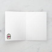 Carte de vœux pingouin Dandiner sans toi (Intérieur)