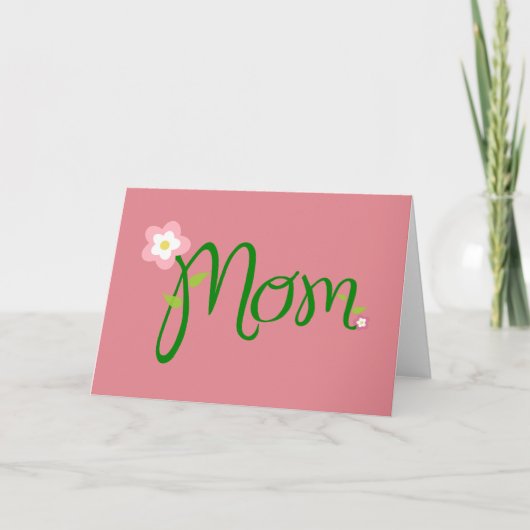 Carte de voeux Pink à la fraise (Devant)