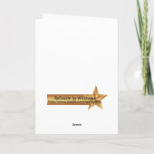 Carte de voeux Pink Calla Lily Floral (Dos)