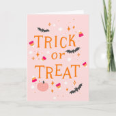 Carte de voeux Pink Halloween (Devant)