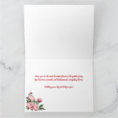 Carte de voeux Pink Peony (Intérieur)