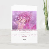 Carte de voeux Pink Rubon Mermaid (Dos)