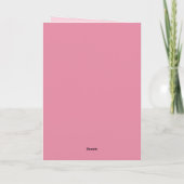 Carte de voeux Pink Vierge Marie Sympathy Folded (Dos)