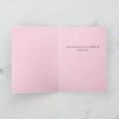 Carte de voeux Pink Vierge Marie Sympathy Folded (Intérieur)