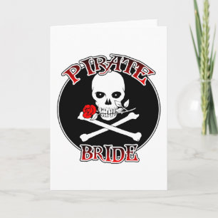 Carte de voeux Pirate Bride